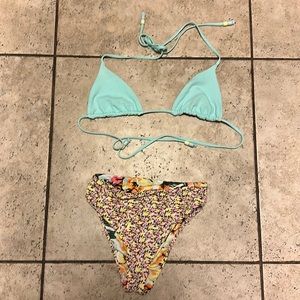 Maaji two piece swimsuit reversible